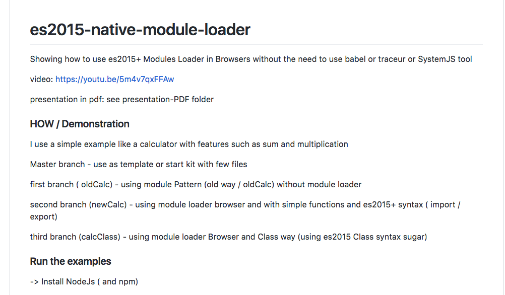 ES2015 Native Browser Modules - 2018